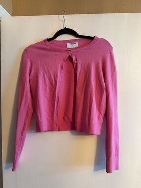 Old Navy SoSoft Lite Pink Long Sleeve Button Up Women’s Cardigan Size XS